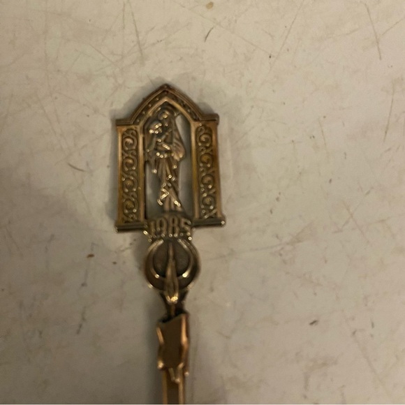 Vintage Christmas silver decorative spoons - embossed bowls - years 1975 - 1986 - Picture 13 of 14